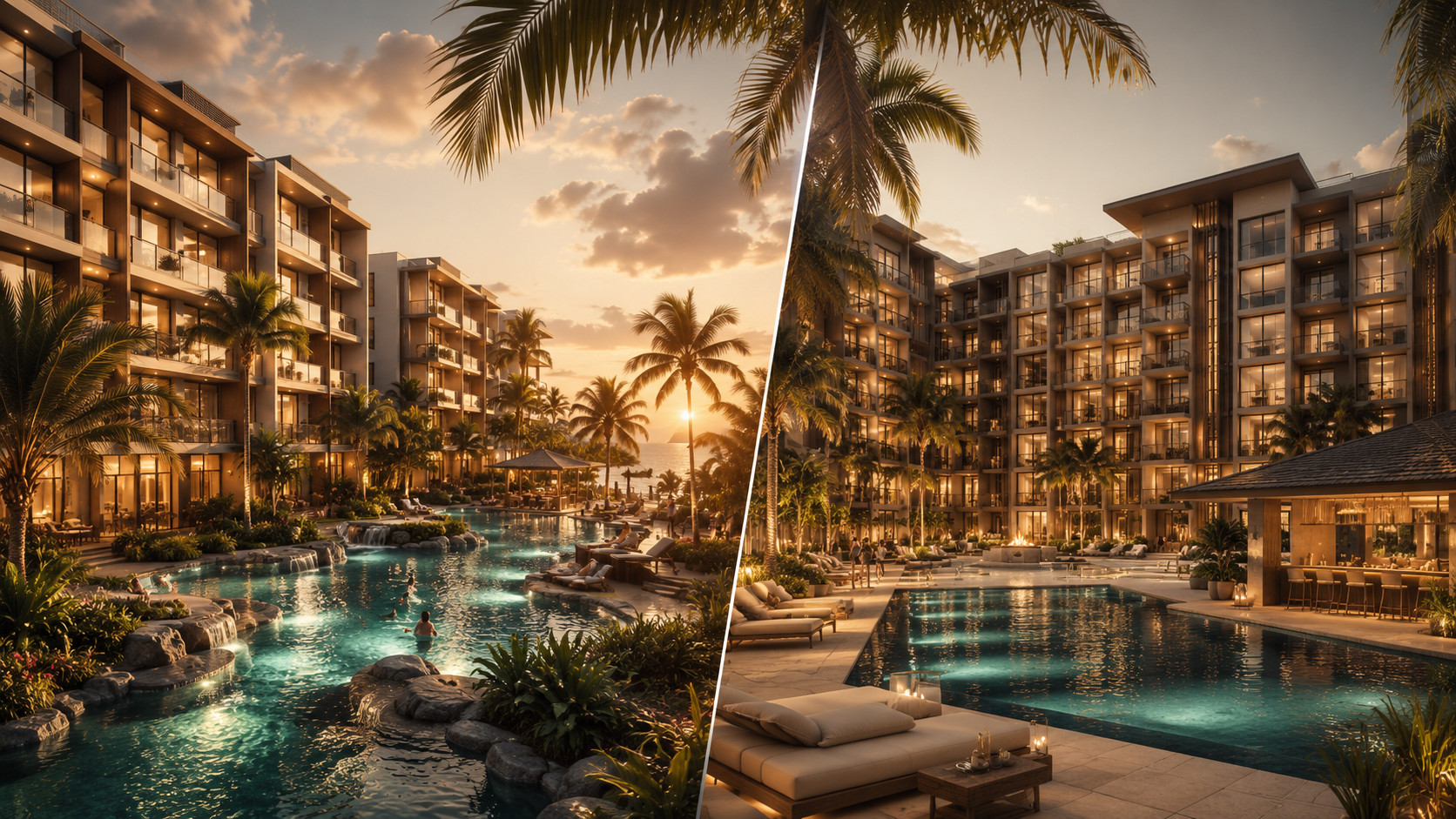 Atlantis или Caribbean выбор кондо-комплекса в Паттайе для отдыха и проживания